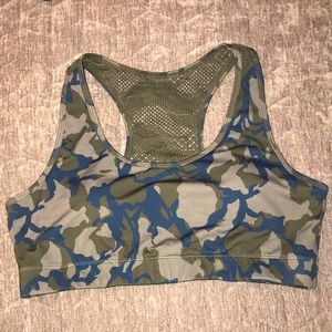 Camouflage Zyia sports bra